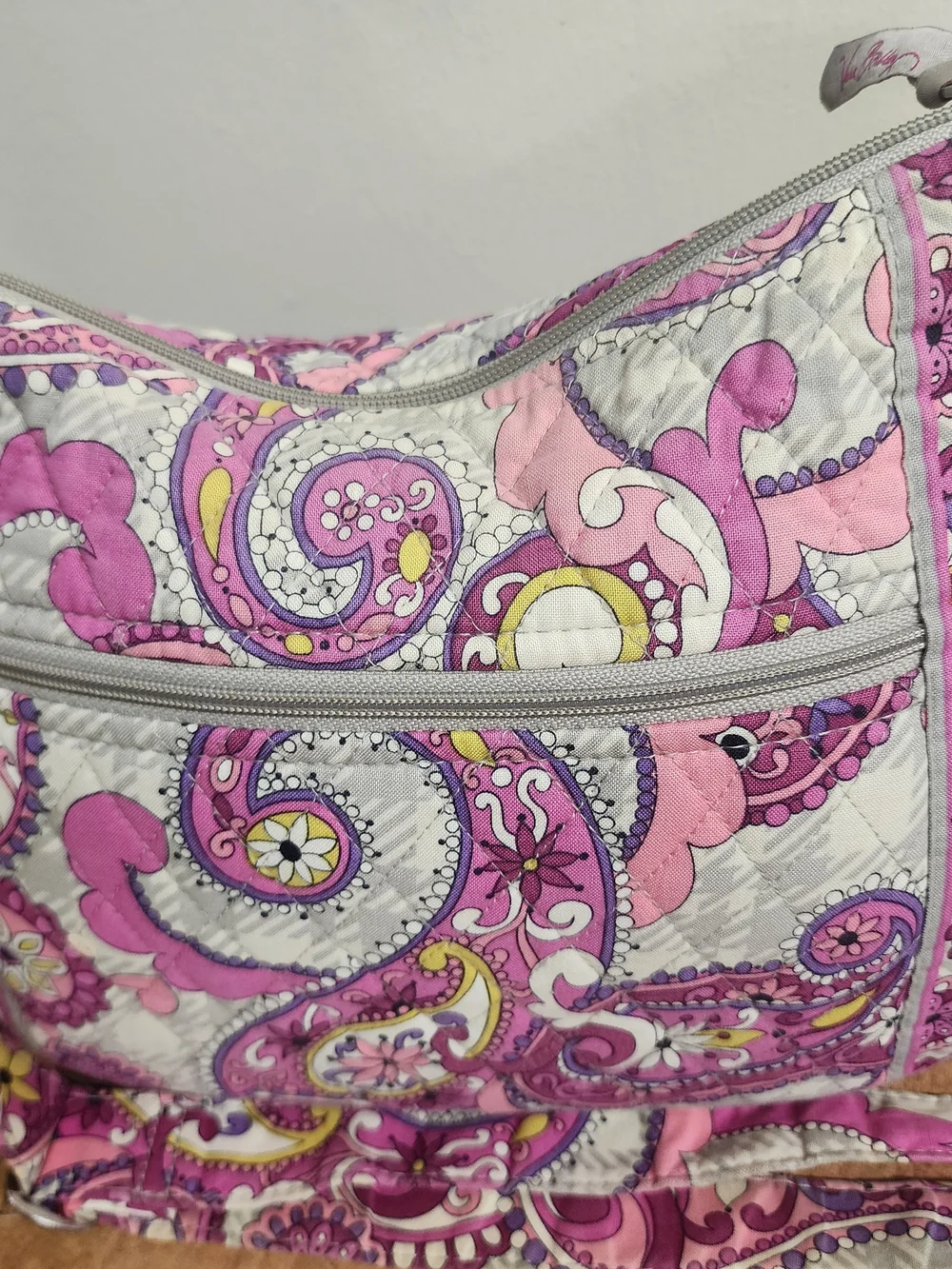 Vera Bradley Pink Paisley Shoulder Bag - Picture 2 of 5